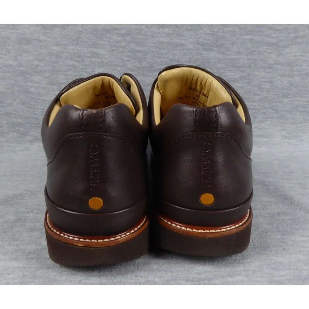 Samuel Hubbard Market Cap Oxfords Mens 10.5 M Chestnut Brown Leather M1310-061